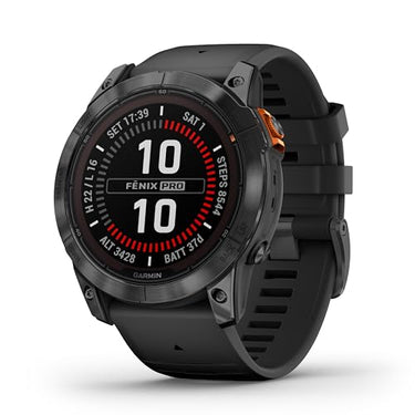 Garmin fēnix 7X Pro – GPS multisport smartwatch with solar charging lens, color display and touch/button operation, TOPO maps, over 60 pre-installed sports apps, Garmin Music and Garmin Pay on sale